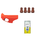 Winter Walk bundle: RC Pets Goji Berry reflective jacket, Wagwear WagWellies brown boots and Earthbath hypoallergenic grooming wipes