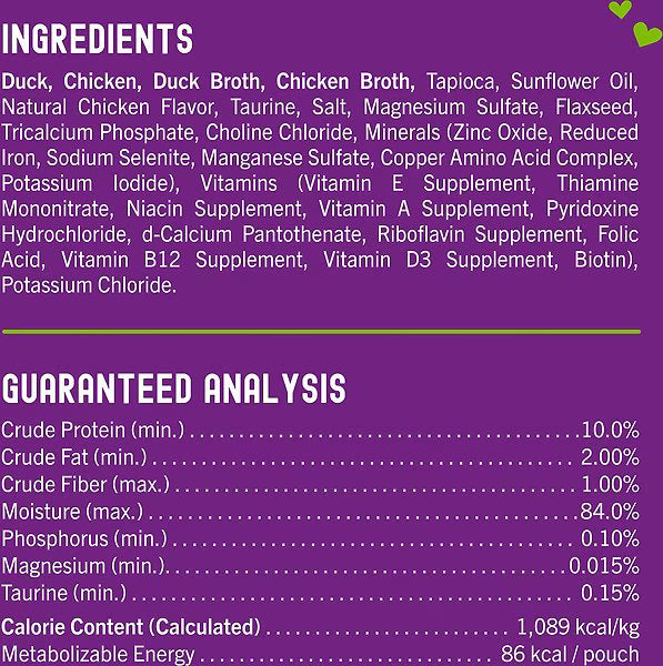 Stella & Chewy's Carnivore Cravings Savory Shreds Grain Free Cage-Free Duck & Chicken Recipe in Tasty Broth Wet Cat Food