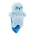 Outward Hound Blanket Buddies Blue Sloth Small Dog Blanket Treat and Squeak Toy