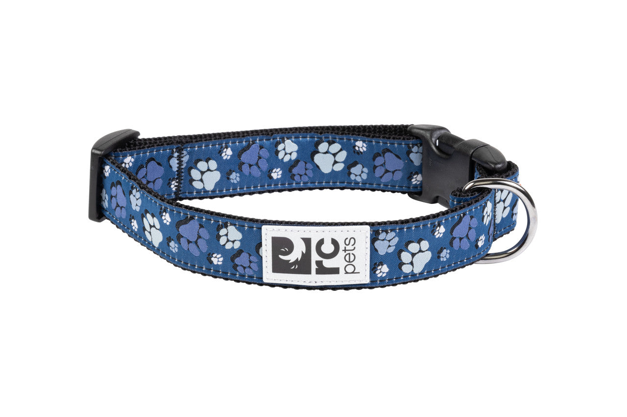 RC Pets - Clip Collar 1 Fresh Tracks Blue