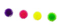 Bud'Z - Coloured Hedgehog Ball Bulk Cat