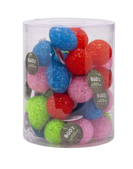 Bud'Z - Coloured Crystal Ball With Bell Bulk Cat