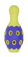 Bud'Z Rubber Astro Bowling Pin Yellow Dog