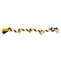 Bud'Z Rope Toy For Dog, With 5 Knots - Large, Blue and Yellow 90cm