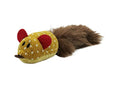 Bud'Z - Cat Toy With Catnip Tube Mouse With Silky Tail, Dijon Cat
