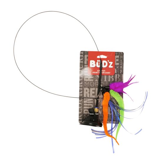 Bud'Z - Cat Teaser With Interchangeable Toy Cat