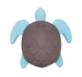 Bud'Z - Floating Rubber Dog Toy With Squeaker Turtle Blue