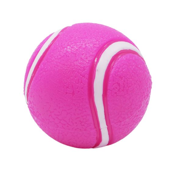 Bud'Z - Rubber Dog Toy The Must-Have Tennis Ball Pink