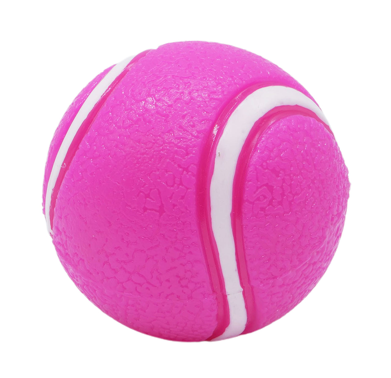 Bud'Z Rubber Dog Toy - The Must-Have Tennis Ball Pink Medium
