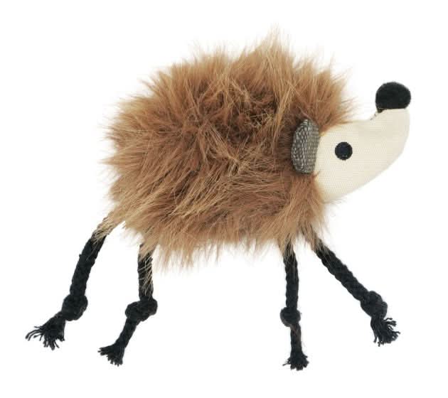 Bud'Z - Cat Toy With Pocket And Catnip Insert Silky Hedgehog Cat