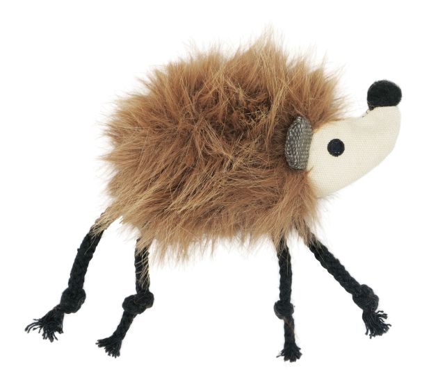 Bud'Z - Cat Toy With Pocket And Catnip Insert Silky Hedgehog Cat