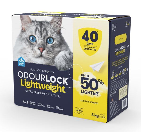 Odourlock Lightweight Slightly Scented Clumping Litter Cat 5kg