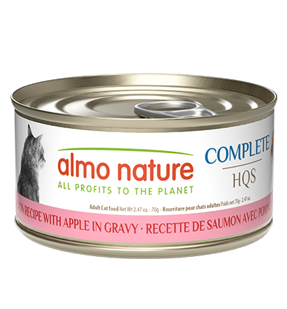 Almo Nature - Complete Cat Salmon with Apple in Gravy