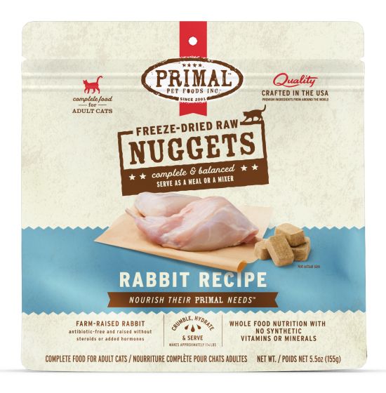 Primal - Cat Freeze Dried Rabbit Nuggets