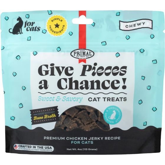 Primal - Gives Pieces A Chance Chicken with Broth Cats Treats