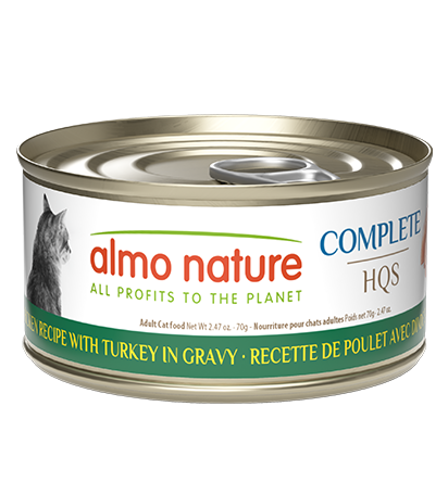 Almo Nature - Complete Cat Chicken with Turkey in Gravy