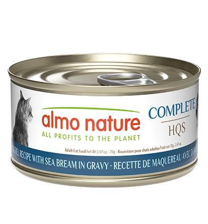 Almo Nature - Complete Cat Mackerel with Sea Beam in Gravy
