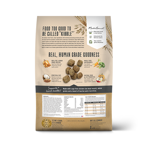 The Honest Kitchen Whole Food Clusters Whole Grain Chicken & Oat Recipe Dog Food