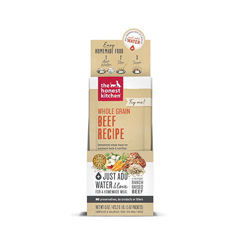 The Honest Kitchen - Whole Grain Beef Recipe Dehydrated Dog Food