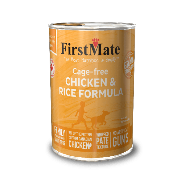 FirstMate - Cage Free Chicken with Rice Grain Friendly Formula Dog Food