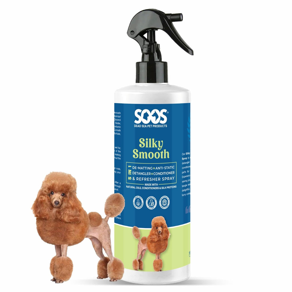 Soos Silky Smooth 5-in-1 Leave-on Conditioning Spray for Dogs and Cats