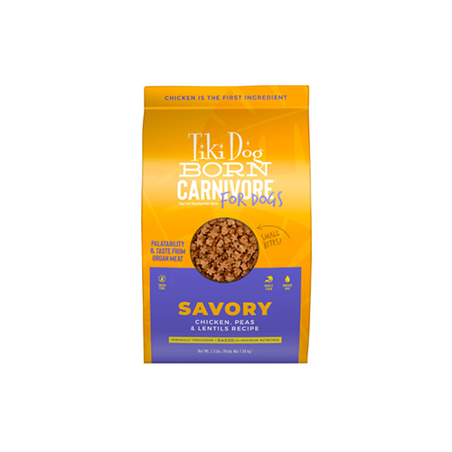 Tiki Dog Born Carnivore Savory Chicken, Peas & Lentils Recipe Dry Dog Food
