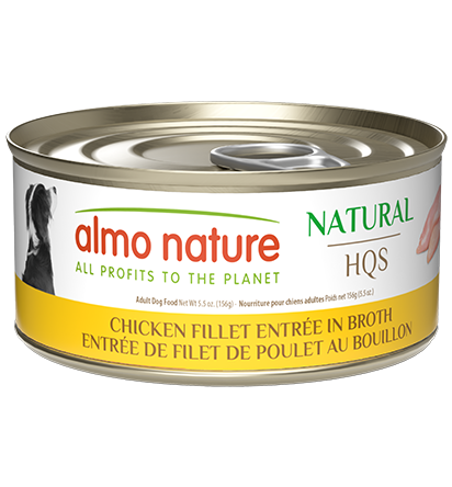 Almo Nature - HQS Natural Entrée Dog Food Chicken Fillet In Broth