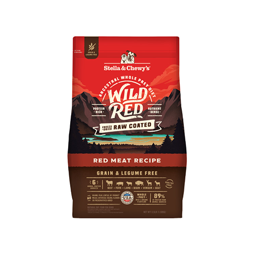 Stella & Chewy's Wild Red Freeze Dried Raw Coated Red Meat Recipe Grain & Legume Free Dry Dog Food
