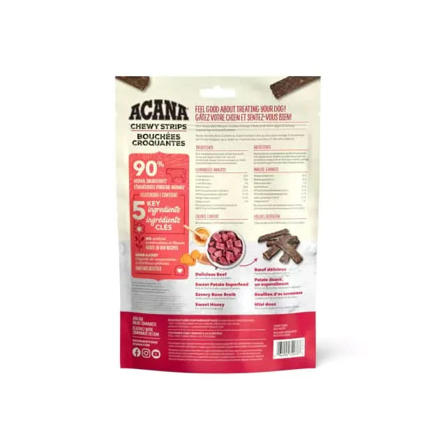 Acana - Chewy Strips Dog Treats Beef Recipe