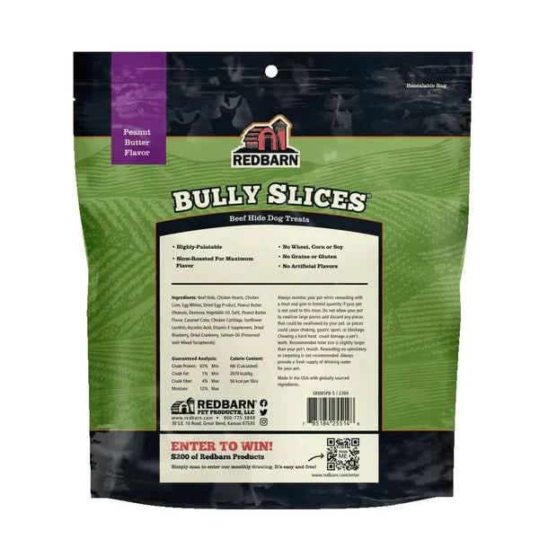 Redbarn Bully Slices Peanut Butter Dog