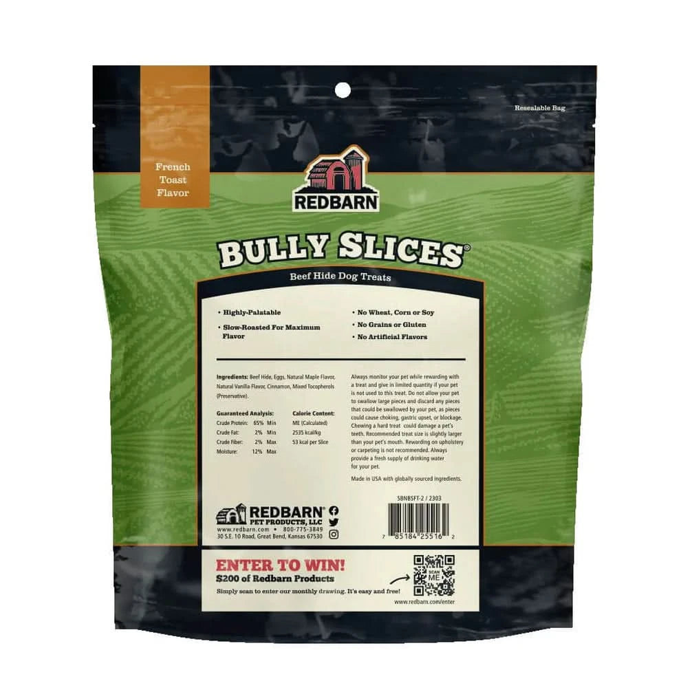 Redbarn Bully Slices French Toast Dog