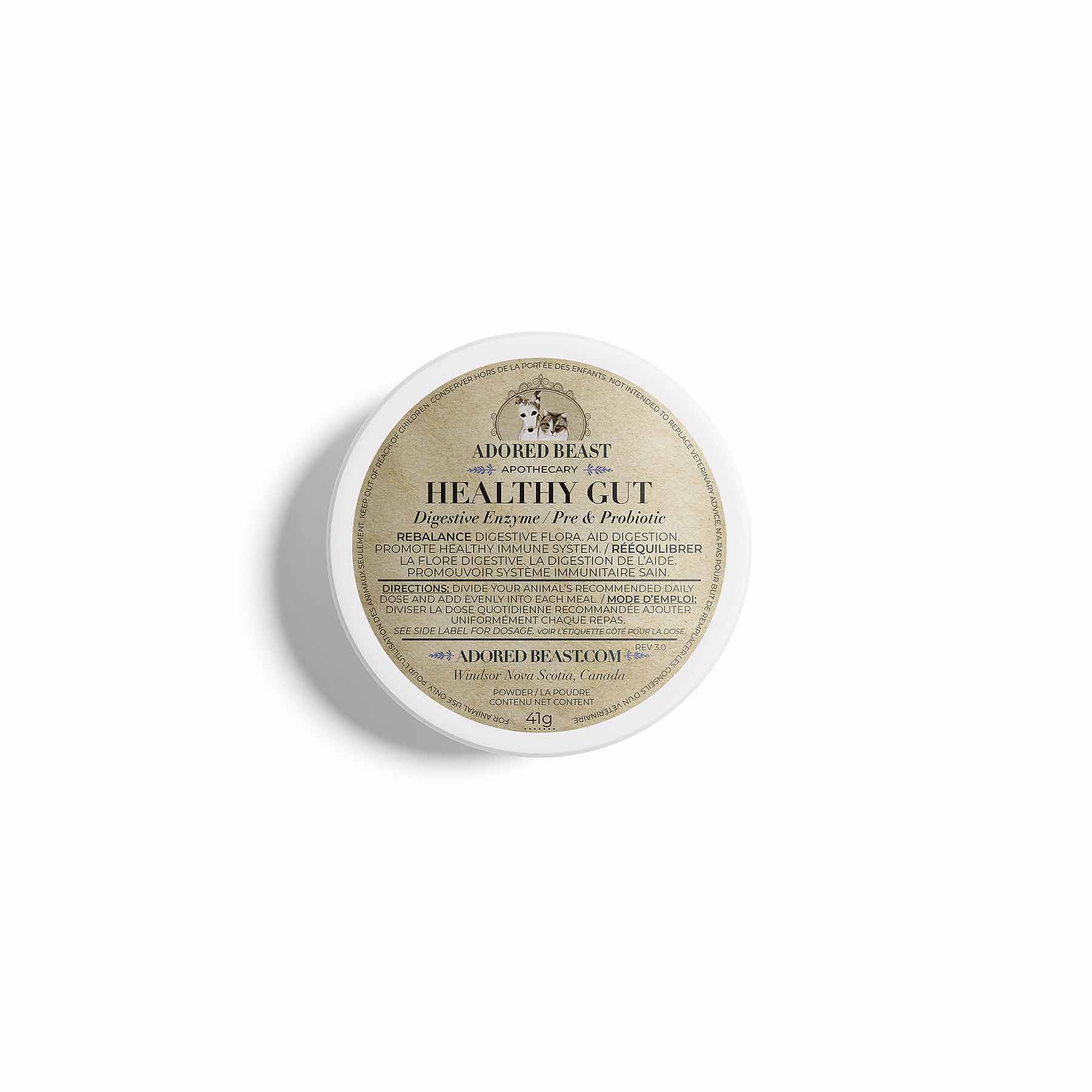 Adored Beast - Healthy Gut Digestive Enzyme Pre & Probiotic