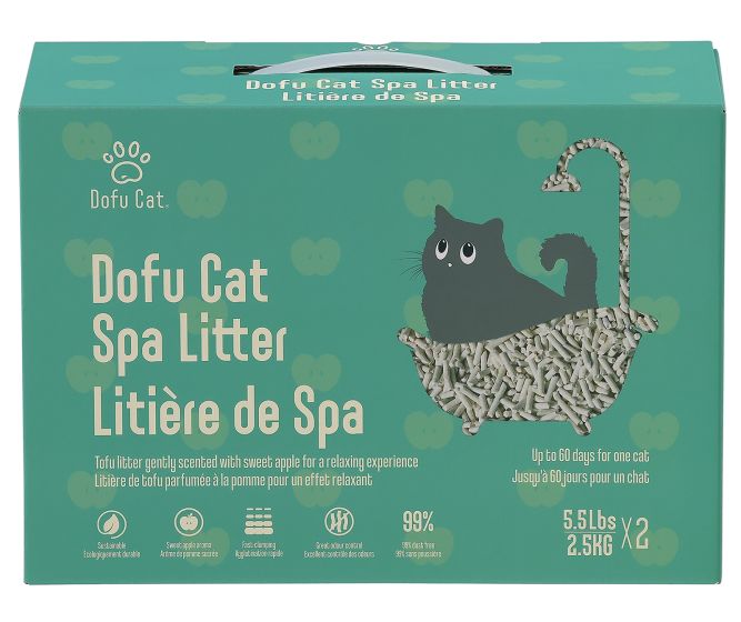 Dofu Cat Tofu Spa Litter 2x2.5kg