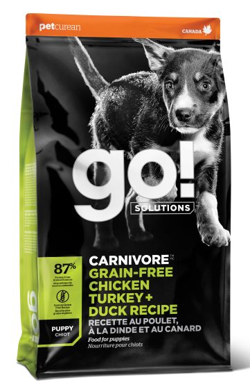 Go Carnivore Grain Free Chicken Turkey Duck Puppy Dog