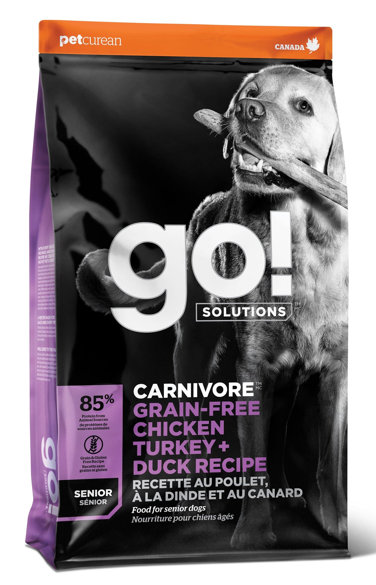 Petcurean Go! - Dog Carnivore Grain Free Chicken Turkey Duck