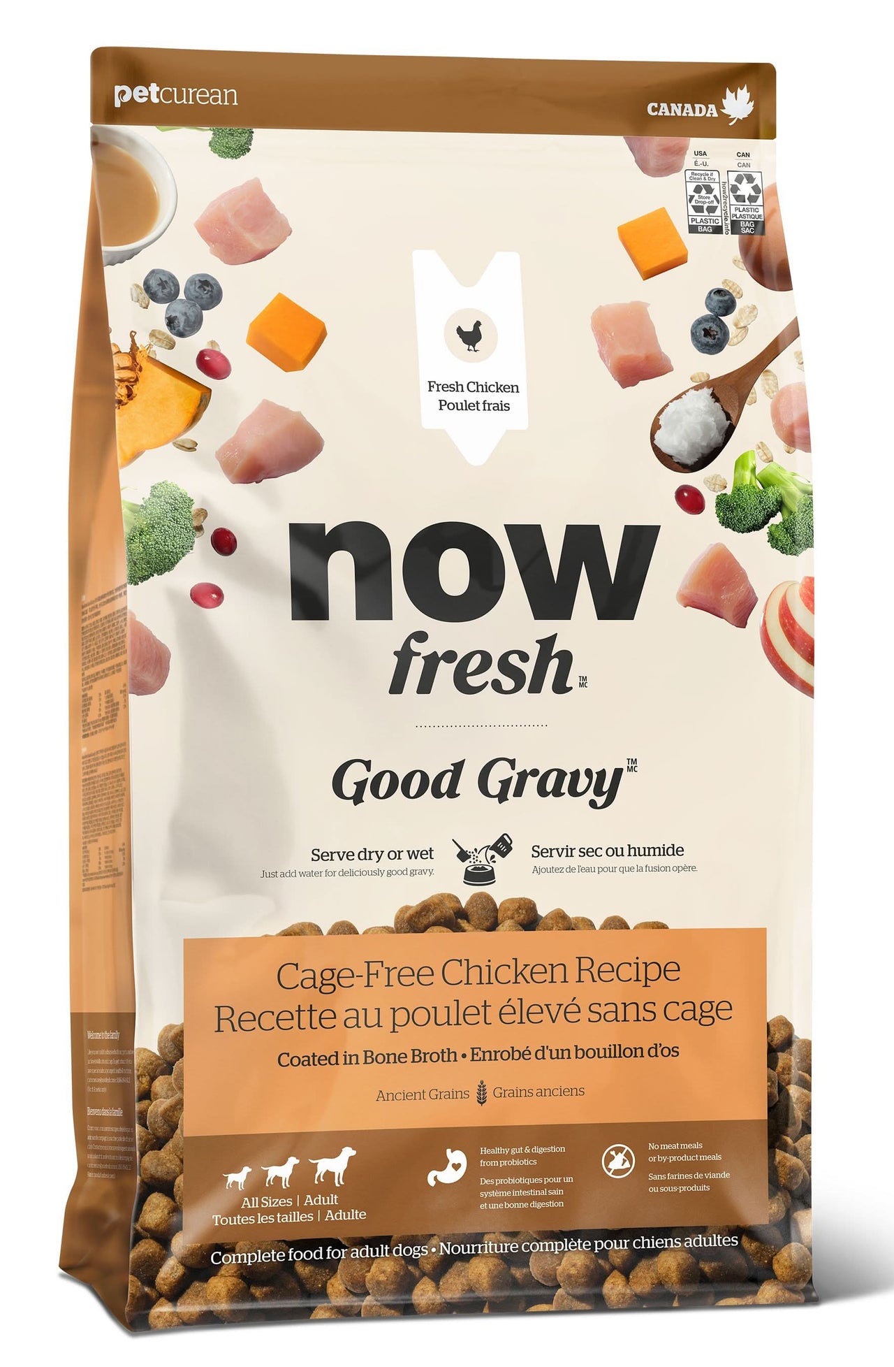 Now Fresh - Good Gravy Chicken Recipe With Ancient Grains Dog