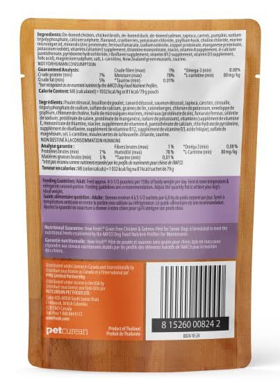Now Fresh - Grain Free Chicken & Salmon Pate Senior Dog Food