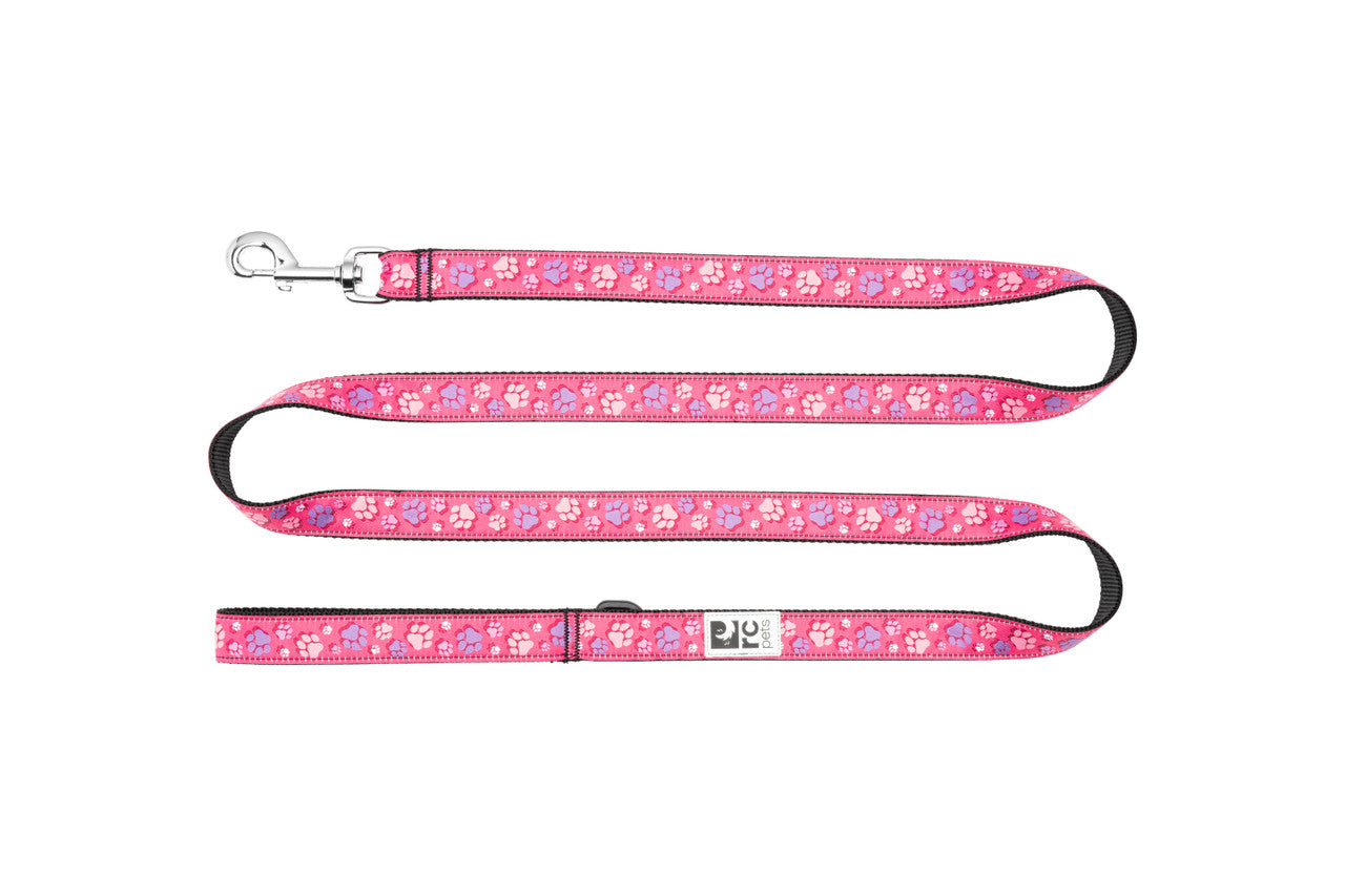 RC Pet -  Leash Primary 3/4x6 Fresh Tracks Pink