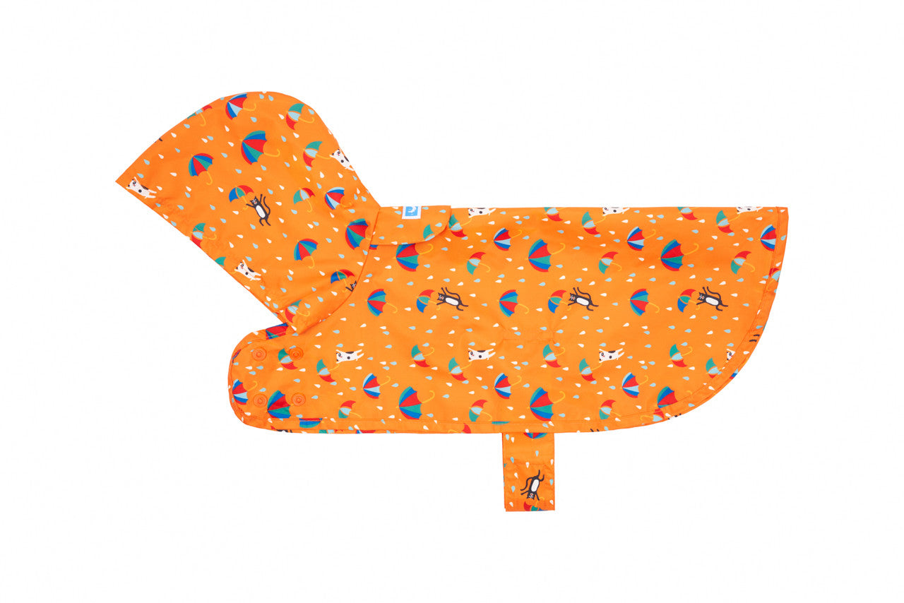 RC Pets Packable Rain Poncho - Orange