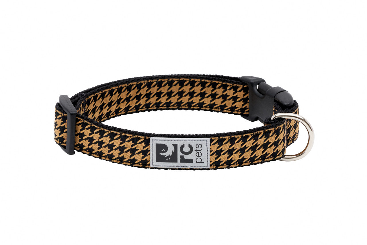 RC Pets - Clip Collar Houndstooth Toffee