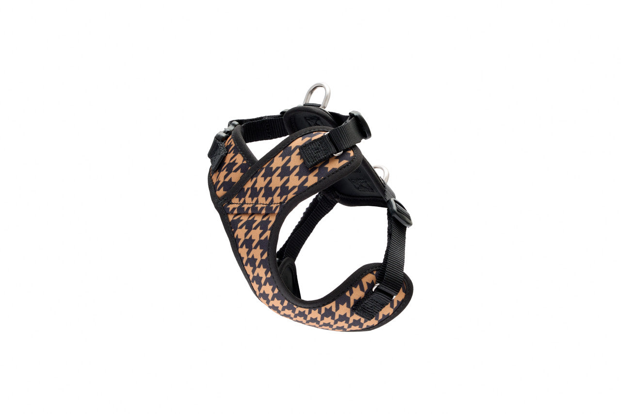 RC Pet -  Petite Explorer Harness Houndstooth Toffee