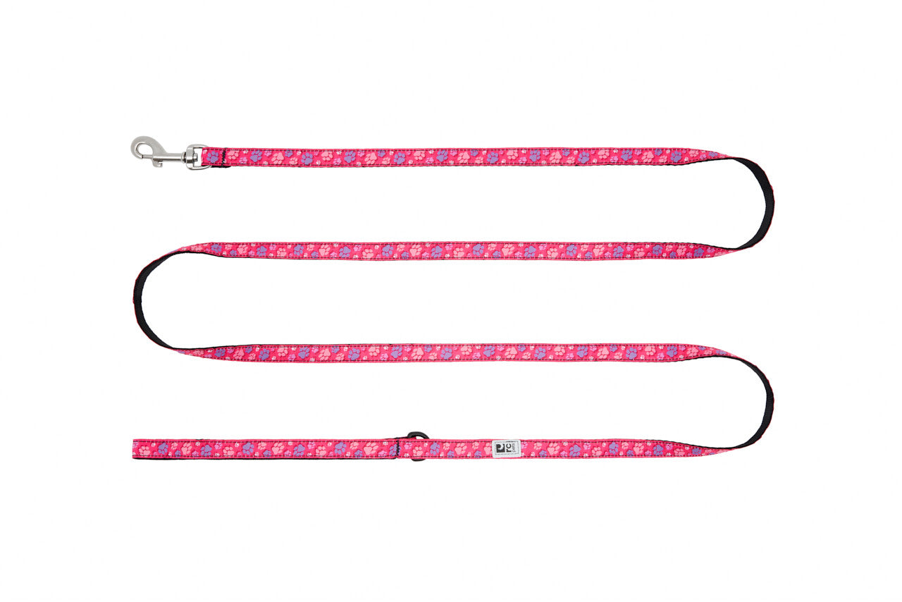 RC Pet -  Petite Leash 1/2x6 Fresh Tracks Pink