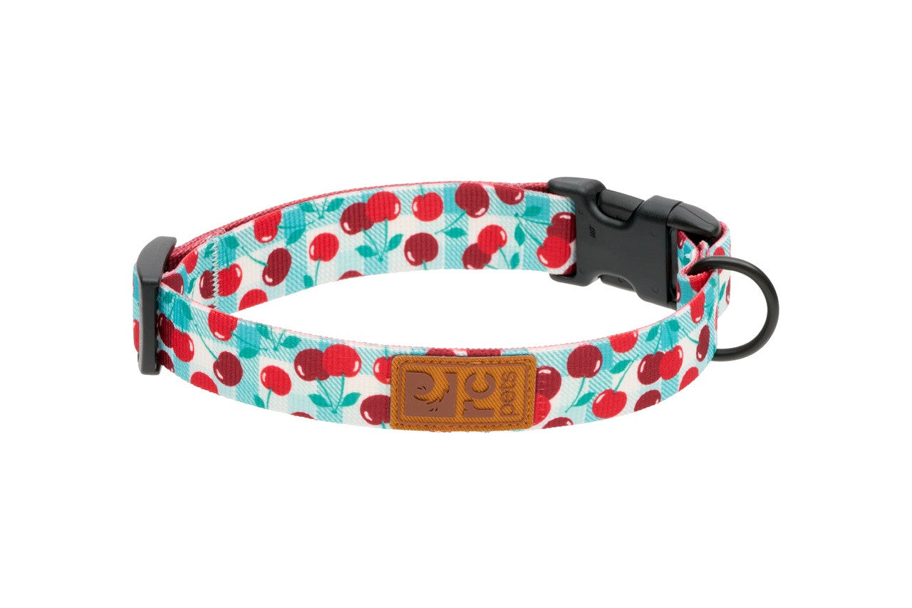 RC Pet - Eco Clip Collar 3/4 Cherry Picnic