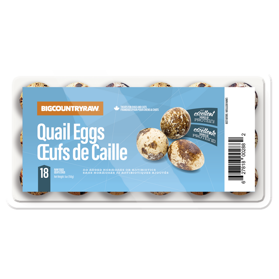 Big Country Raw Quail Eggs (Frozen) - 18 pk