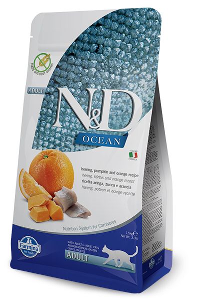 Farmina N&D Ocean Herring, Orange & Pumpkin Cat Food