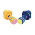 Rascals Vinyl Puppy Pacifier Multi Colour Dog 3.5in
