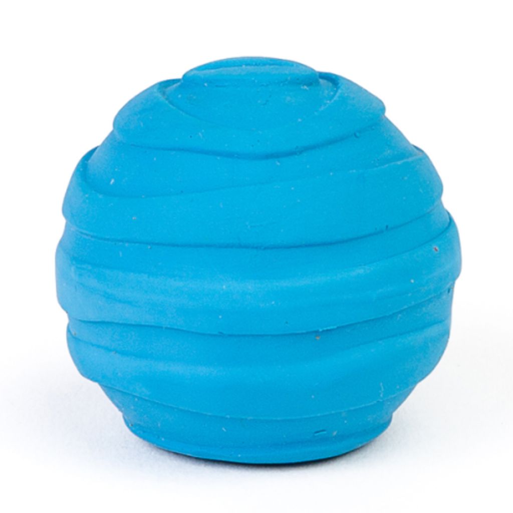 Bud'Z - Latex Ball Squeaker Blue Dog