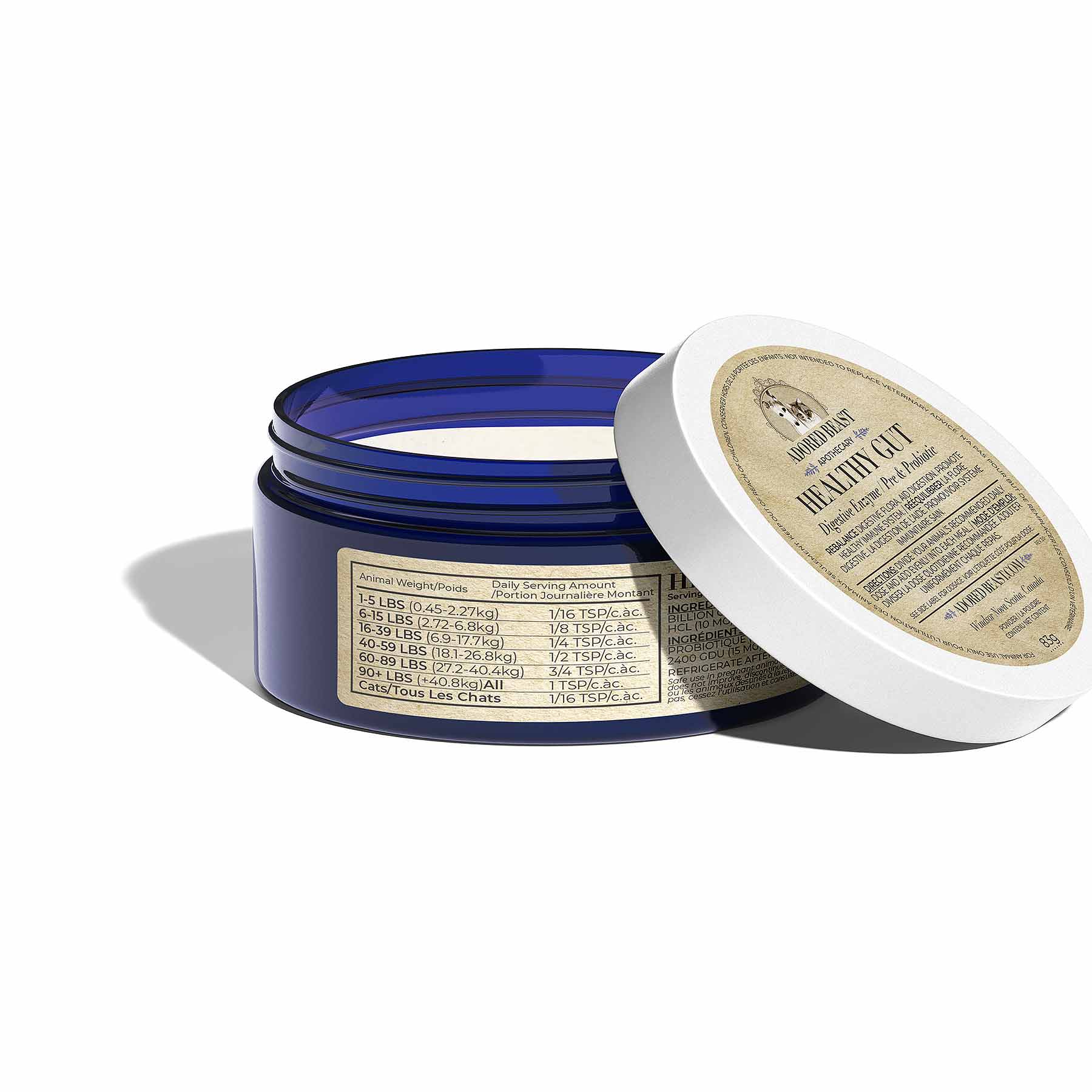 Adored Beast - Healthy Gut Digestive Enzyme Pre & Probiotic