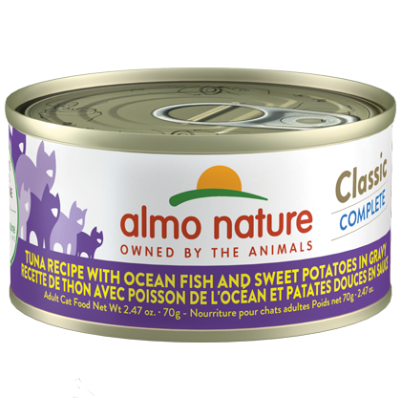Almo Nature - Classic Complete Tuna Recipe With Ocean Fish And Sweet Potatoes In Gravy