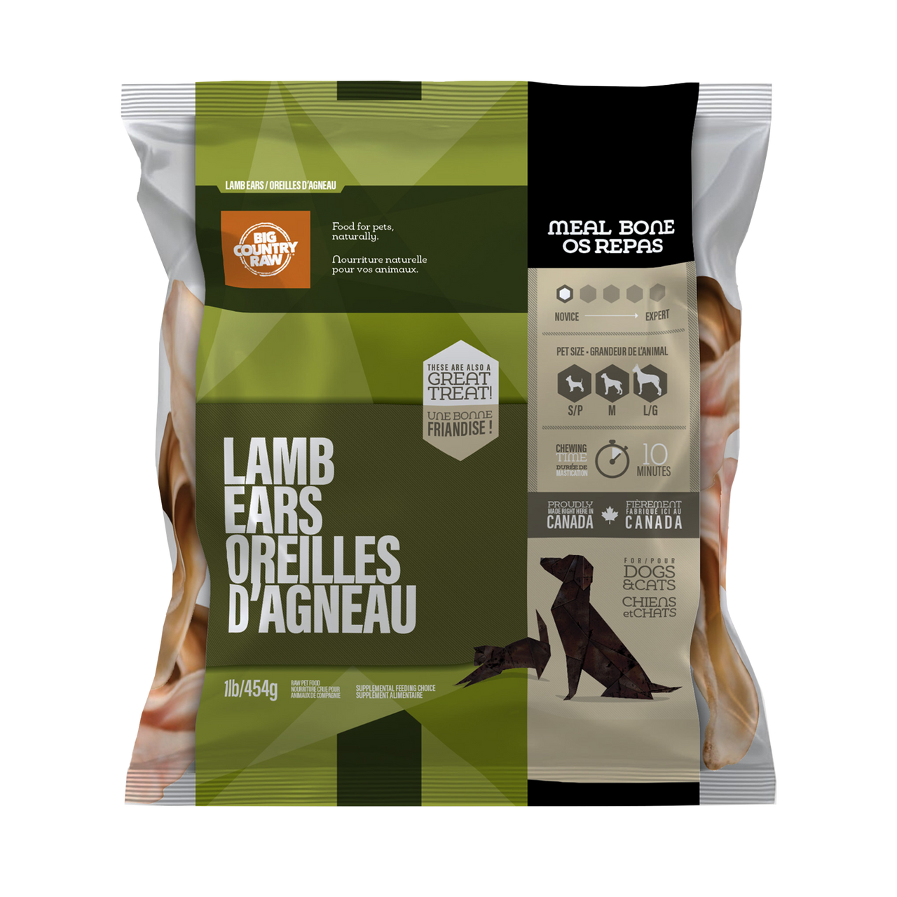 Big Country Raw - Lamb Ears